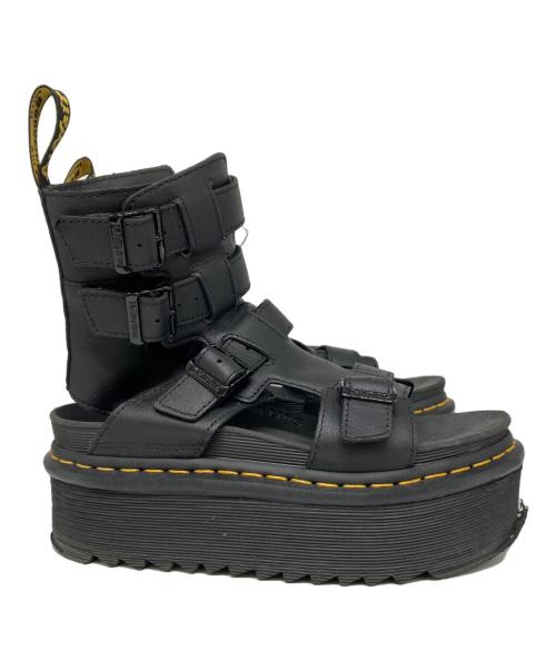 Dr.Martens（ドクターマーチン）Dr.Martens (ドクターマーチン) GIAVANNA グラディエーターサンダル ブラック サイズ:UK4の古着・服飾アイテム