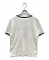 CELINE (セリーヌ) トリオンフプリントクラシックTシャツ ホワイト×ネイビー サイズ:S：35000円