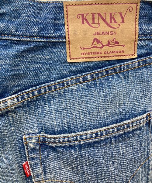 Hysteric Glamour（ヒステリックグラマー）Hysteric Glamour (ヒステリックグラマー) スタッズデニムパンツ ブルー サイズ:31の古着・服飾アイテム