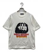 Hysteric Glamourヒステリックグラマー）の古着「MULTI HYSTERIC WOMAN Tシャツ」｜ホワイト