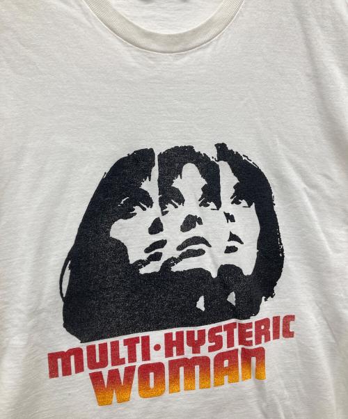 Hysteric Glamour（ヒステリックグラマー）Hysteric Glamour (ヒステリックグラマー) MULTI HYSTERIC WOMAN Tシャツ ホワイト サイズ:Mの古着・服飾アイテム