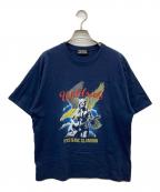 Hysteric Glamour×WILDSIDEヒステリックグラマー×ワイルドサイド）の古着「WILDSIDE × HYSTERIC GLAMOUR T-Shirt」｜ネイビー