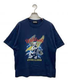 Hysteric Glamour×WILDSIDE（ヒステリックグラマー×ワイルドサイド）の古着「WILDSIDE × HYSTERIC GLAMOUR T-Shirt」｜ネイビー