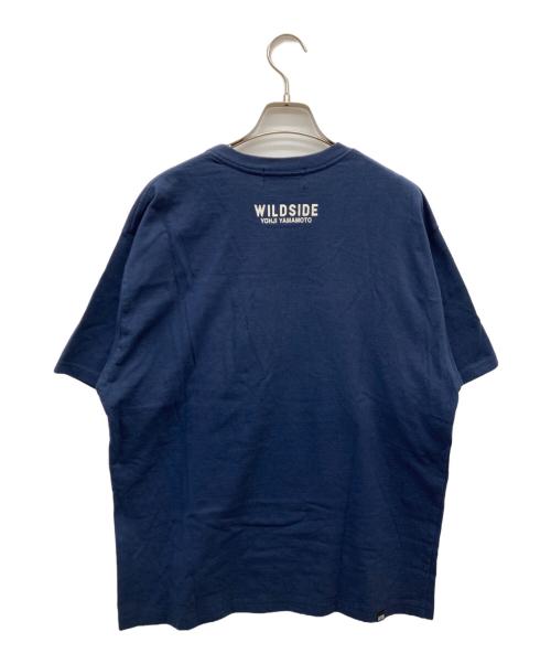 Hysteric Glamour（ヒステリックグラマー）Hysteric Glamour (ヒステリックグラマー) WILDSIDE (ワイルドサイド) WILDSIDE × HYSTERIC GLAMOUR T-Shirt ネイビー サイズ:4の古着・服飾アイテム