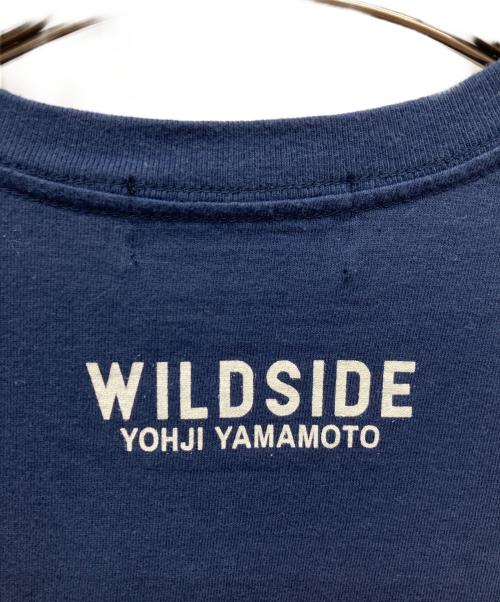 Hysteric Glamour（ヒステリックグラマー）Hysteric Glamour (ヒステリックグラマー) WILDSIDE (ワイルドサイド) WILDSIDE × HYSTERIC GLAMOUR T-Shirt ネイビー サイズ:4の古着・服飾アイテム