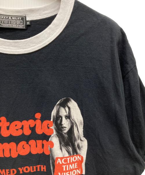 Hysteric Glamour（ヒステリックグラマー）Hysteric Glamour (ヒステリックグラマー) UNTAMED YOUTH Tシャツ ブラック サイズ:Mの古着・服飾アイテム