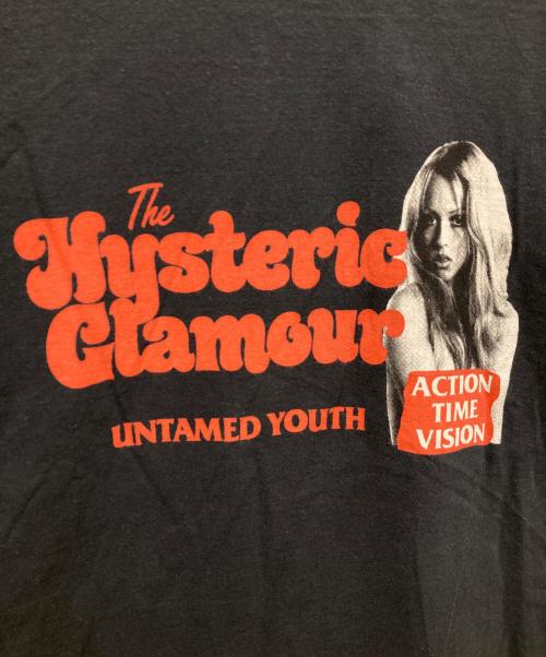 Hysteric Glamour（ヒステリックグラマー）Hysteric Glamour (ヒステリックグラマー) UNTAMED YOUTH Tシャツ ブラック サイズ:Mの古着・服飾アイテム