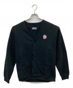 Hysteric Glamourヒステリックグラマー）の古着「DEVIL WOMANワッペン カーディガン」｜ブラック