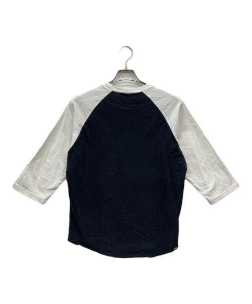 Hysteric Glamour（ヒステリックグラマー）Hysteric Glamour (ヒステリックグラマー) GIRL ON THE TOP 七分袖Tシャツ ホワイト×ブラック サイズ:Mの古着・服飾アイテム