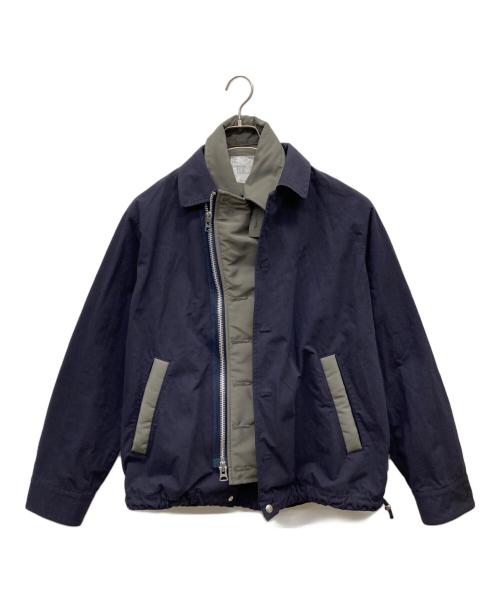 sacai（サカイ）sacai (サカイ) Rip Stop Blouson ネイビー サイズ:1の古着・服飾アイテム
