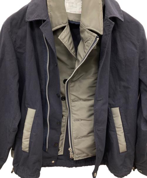 sacai（サカイ）sacai (サカイ) Rip Stop Blouson ネイビー サイズ:1の古着・服飾アイテム