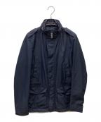 HERNOヘルノ）の古着「ウォーターレペレントポリエステルスタンドカラーフィールドジャケット」｜ネイビー