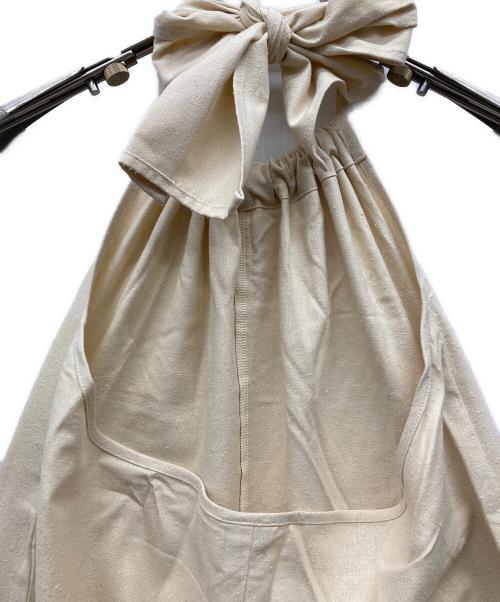 BASERANGE（ベースレンジ）BASERANGE (ベースレンジ) シルクサロペット ベージュ サイズ:freeの古着・服飾アイテム