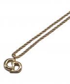 Christian Diorクリスチャン ディオール）の古着「CDロゴネックレス」｜ゴールド