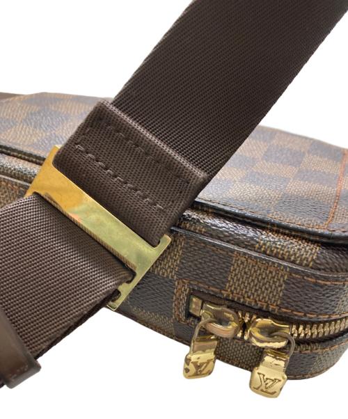 LOUIS VUITTON（ルイ ヴィトン）LOUIS VUITTON (ルイ ヴィトン) ジェロニモス/ダミエ/ボディーバッグ ブラウンの古着・服飾アイテム