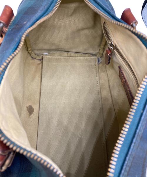 POLO RALPH LAUREN（ポロ・ラルフローレン）POLO RALPH LAUREN (ポロ・ラルフローレン) ブラックウォッチチェックミニボストンバッグ グリーンの古着・服飾アイテム