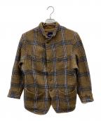 45Rフォーティファイブ・アール）の古着「メリノ縮絨908シャツジャケット」｜ブラウン