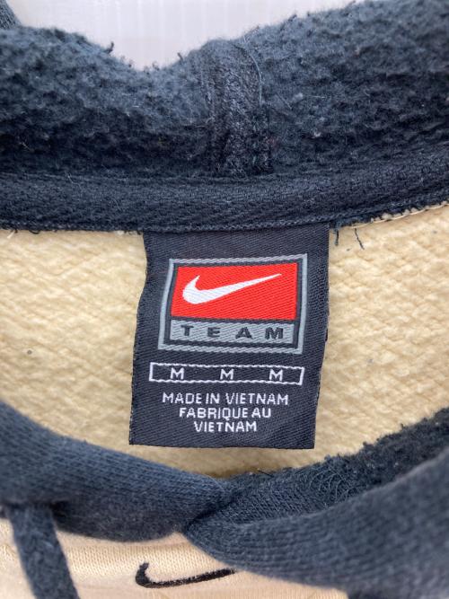 NIKE（ナイキ）NIKE (ナイキ) TEAM NIKE 90sパーカー アイボリー サイズ:Mの古着・服飾アイテム