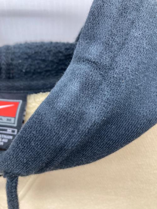 NIKE（ナイキ）NIKE (ナイキ) TEAM NIKE 90sパーカー アイボリー サイズ:Mの古着・服飾アイテム