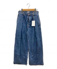 FILL THE BILL（フィルザビル）の古着「CROSS TACK DENIM TROUSERS」｜インディゴ