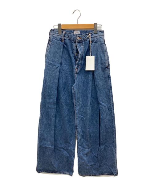 FILL THE BILL（フィルザビル）FILL THE BILL (フィルザビル) CROSS TACK DENIM TROUSERS インディゴ サイズ:W27の古着・服飾アイテム