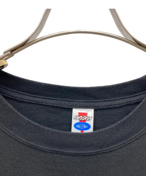 HOSOI（ホソイ）HOSOI (ホソイ) CHALLENGER (チャレンジャー) FRONT LOGO S/S TEE ブラック サイズ:Mの古着・服飾アイテム
