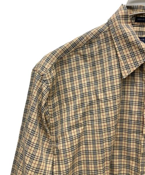 BURBERRY LONDON（バーバリーロンドン）BURBERRY LONDON (バーバリーロンドン) ノヴァチェックシャツ ベージュ サイズ:Sの古着・服飾アイテム