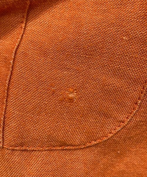 CHAPS RALPH LAUREN（チャップス ラルフローレン）CHAPS RALPH LAUREN (チャップス ラルフローレン) 90sリネンオープンカラーシャツ オレンジ サイズ:Lの古着・服飾アイテム
