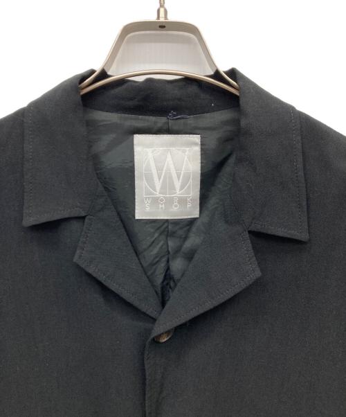 WORK SHOP（ワークショップ）WORK SHOP (ワークショップ) テーラードシャツ ブラック サイズ:-の古着・服飾アイテム