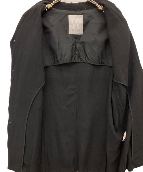 WORK SHOP（ワークショップ）WORK SHOP (ワークショップ) テーラードシャツ ブラック サイズ:-の古着・服飾アイテム