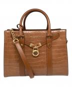 MICHAEL KORSマイケル・コース）の古着「ヌーボ・ハミルトン ・ラージ・クロコダイル」｜ブラウン