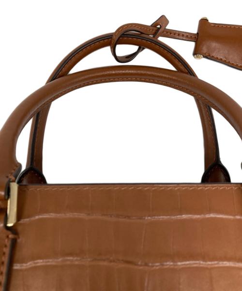 MICHAEL KORS（マイケル・コース）MICHAEL KORS (マイケル・コース) ヌーボ・ハミルトン ・ラージ・クロコダイル ブラウンの古着・服飾アイテム