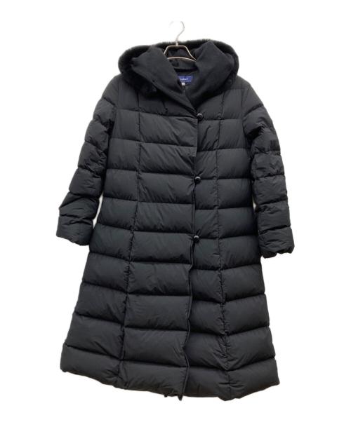 M'S GRACY（エムズグレイシー）M'S GRACY (エムズグレイシー) レッキスファーウールコンビダウンコート ブラック サイズ:40の古着・服飾アイテム