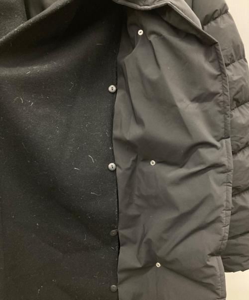 M'S GRACY（エムズグレイシー）M'S GRACY (エムズグレイシー) レッキスファーウールコンビダウンコート ブラック サイズ:40の古着・服飾アイテム