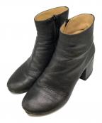 MM6 Maison Margielaエムエムシックスメゾンマルジェラ）の古着「サイドジップアンクルブーツ」｜ブラック