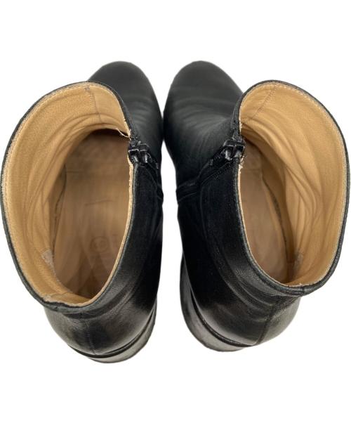 MM6 Maison Margiela（エムエムシックスメゾンマルジェラ）MM6 Maison Margiela (エムエムシックスメゾンマルジェラ) サイドジップアンクルブーツ ブラック サイズ:39の古着・服飾アイテム