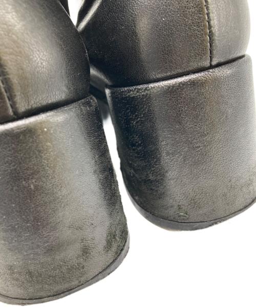 MM6 Maison Margiela（エムエムシックスメゾンマルジェラ）MM6 Maison Margiela (エムエムシックスメゾンマルジェラ) サイドジップアンクルブーツ ブラック サイズ:39の古着・服飾アイテム