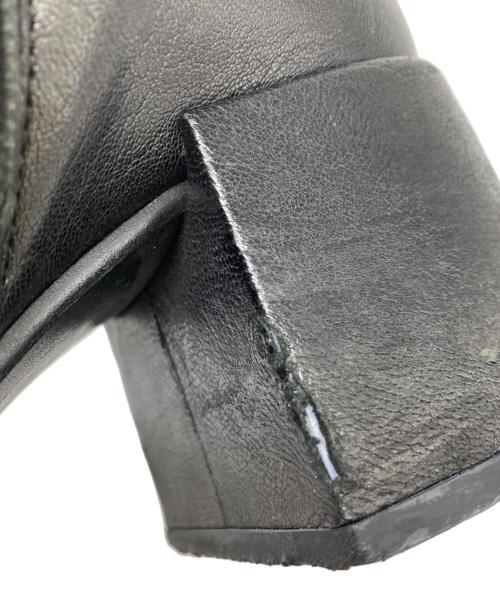 MM6 Maison Margiela（エムエムシックスメゾンマルジェラ）MM6 Maison Margiela (エムエムシックスメゾンマルジェラ) サイドジップアンクルブーツ ブラック サイズ:39の古着・服飾アイテム