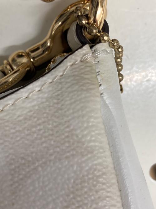 COACH（コーチ）COACH (コーチ) テリ ショルダーバッグ アイボリーの古着・服飾アイテム