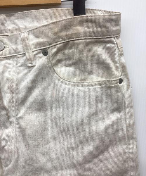 Maison Margiela 10（メゾンマルジェラ 10）Maison Margiela 10 (メゾンマルジェラ 10) ヴィンテージ加工5Pパンツ アイボリー サイズ:31の古着・服飾アイテム