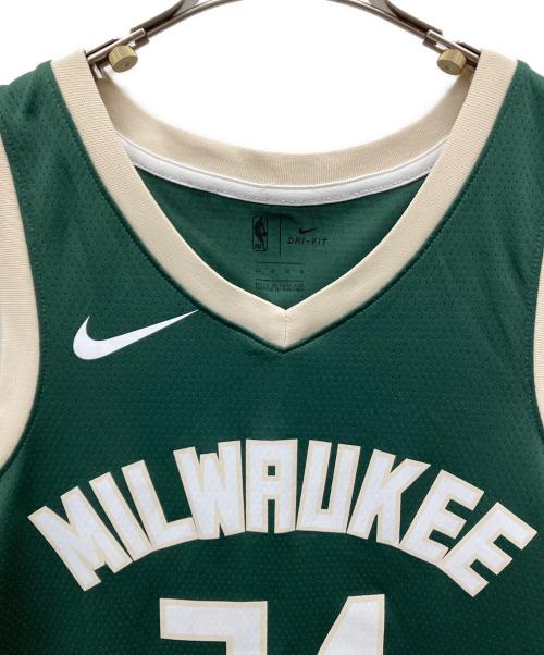 NIKE（ナイキ）NIKE (ナイキ) ゲームシャツ グリーン サイズ:Mの古着・服飾アイテム