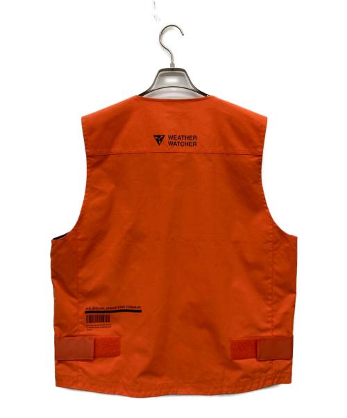 AVIREX（アヴィレックス）AVIREX (アヴィレックス) ユーティリティベスト オレンジ サイズ:Lの古着・服飾アイテム