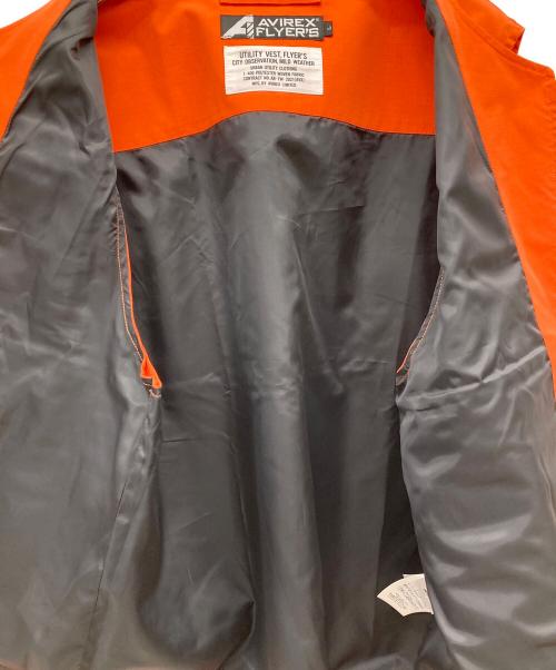 AVIREX（アヴィレックス）AVIREX (アヴィレックス) ユーティリティベスト オレンジ サイズ:Lの古着・服飾アイテム