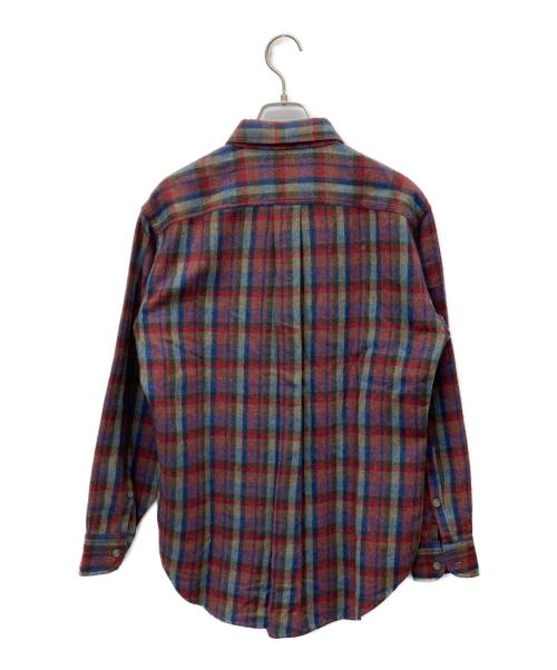 FOX FIRE（フォックスファイヤー）FOX FIRE (フォックスファイヤー) ウールチェックシャツ レッド サイズ:Mの古着・服飾アイテム