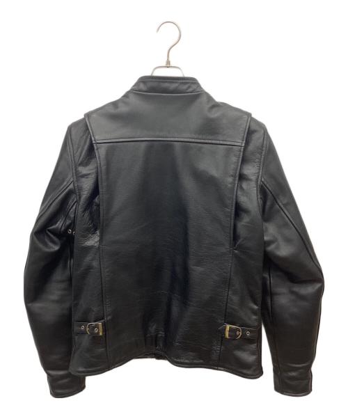 63LEATHER（ロクサンレザーズ）63LEATHER (ロクサンレザーズ) Original Single Riders Jackt/シングルライダースジャケット ブラック サイズ:Xlの古着・服飾アイテム