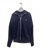 FRED PERRYフレッドペリー）の古着「Taped Track Jacket」｜ネイビー