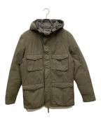DUVETICAデュベティカ）の古着「フーデッドダウンジャケット」｜オリーブ
