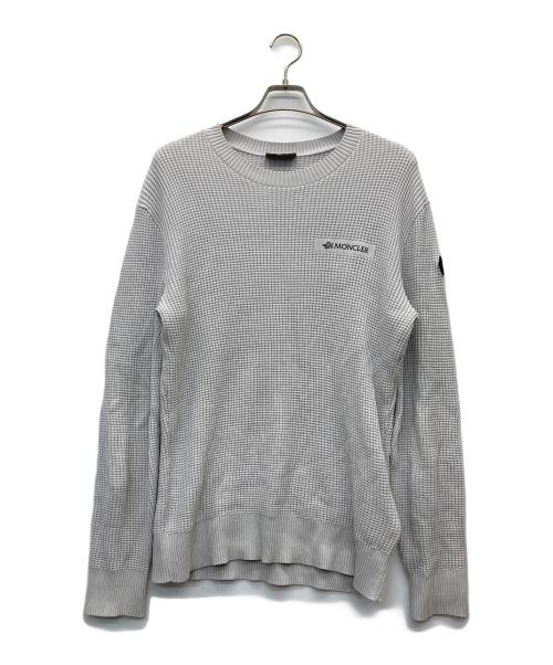MONCLER（モンクレール）MONCLER (モンクレール) GIROCOLLO TRICOT/サーマルカットソー グレー サイズ:Mの古着・服飾アイテム