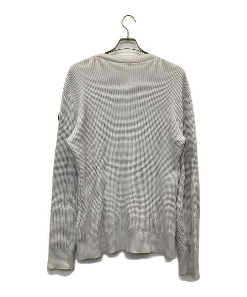MONCLER（モンクレール）MONCLER (モンクレール) GIROCOLLO TRICOT/サーマルカットソー グレー サイズ:Mの古着・服飾アイテム