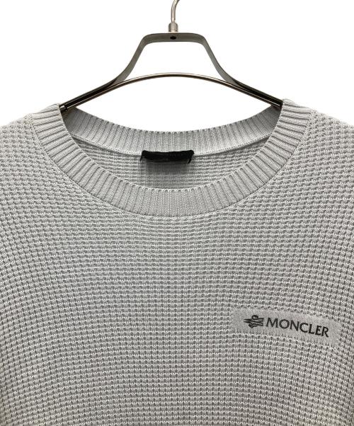 MONCLER（モンクレール）MONCLER (モンクレール) GIROCOLLO TRICOT/サーマルカットソー グレー サイズ:Mの古着・服飾アイテム